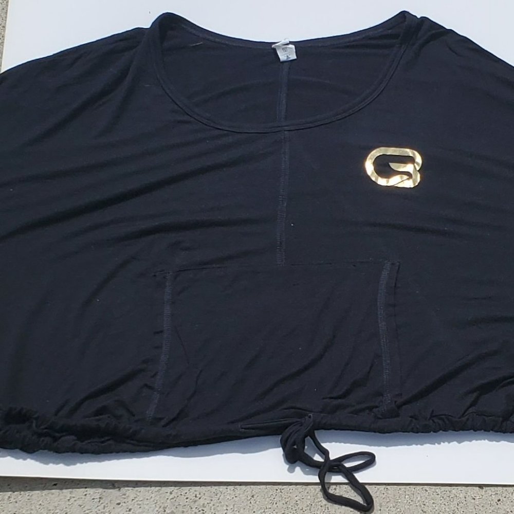 Cyclebar Long Sleeve Cropped Cinched/tie waist and Sleeves XS